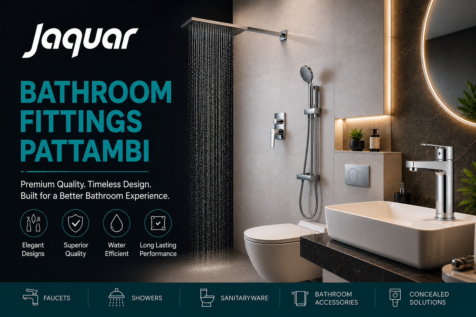 Jaquar Bathroom Fittings Pattambi – Premium Solutions for Modern Bathrooms