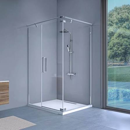Elegant Jaquar Shower Enclosure with premium glass panels, enhancing modern bathroom interiors with durability, luxury, and easy maintenance.